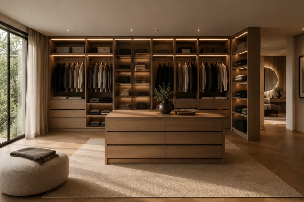 Fabrication et pose de dressing à Cluny, BWOOD Menuiserie à Cluny