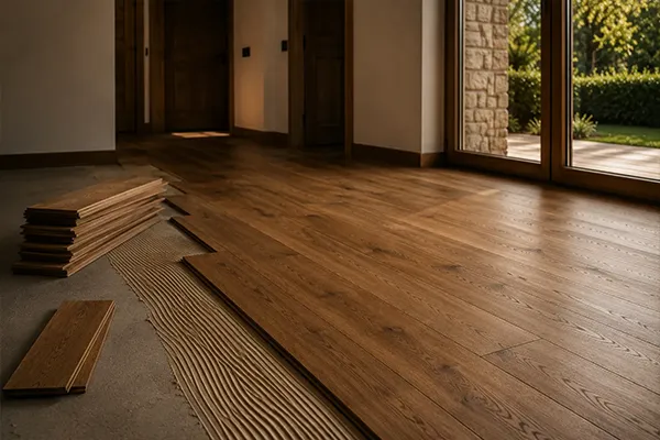 Installation de parquet sur mesure à Cluny, Menuiserie BWOOD à Cluny