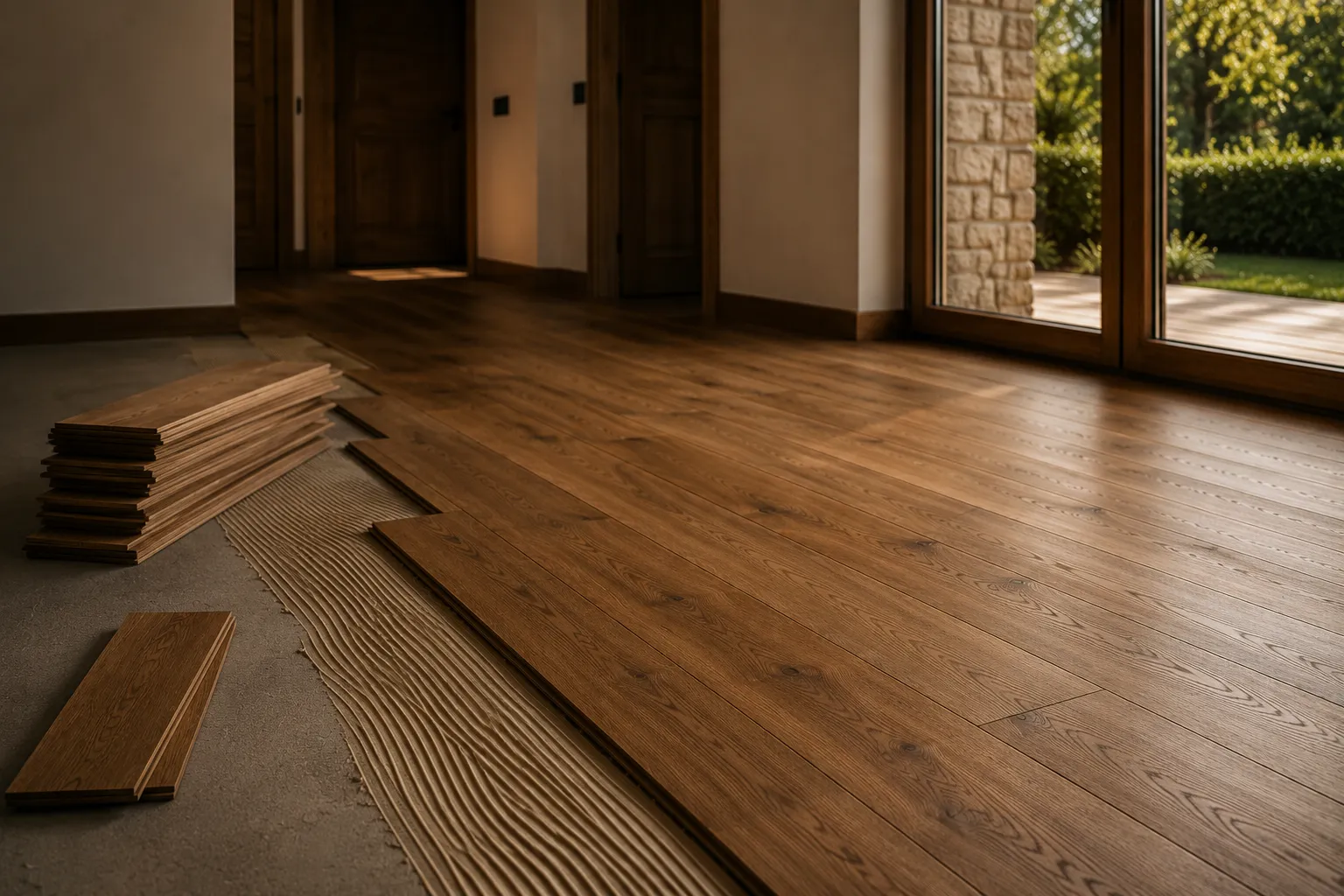 Pose de parquet à Cluny, Menuiserie B WOOD