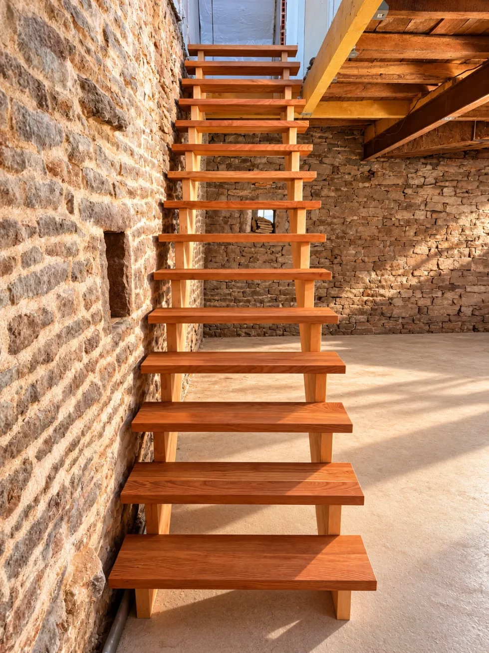 Fabrication et pose d’escaliers à Cluny